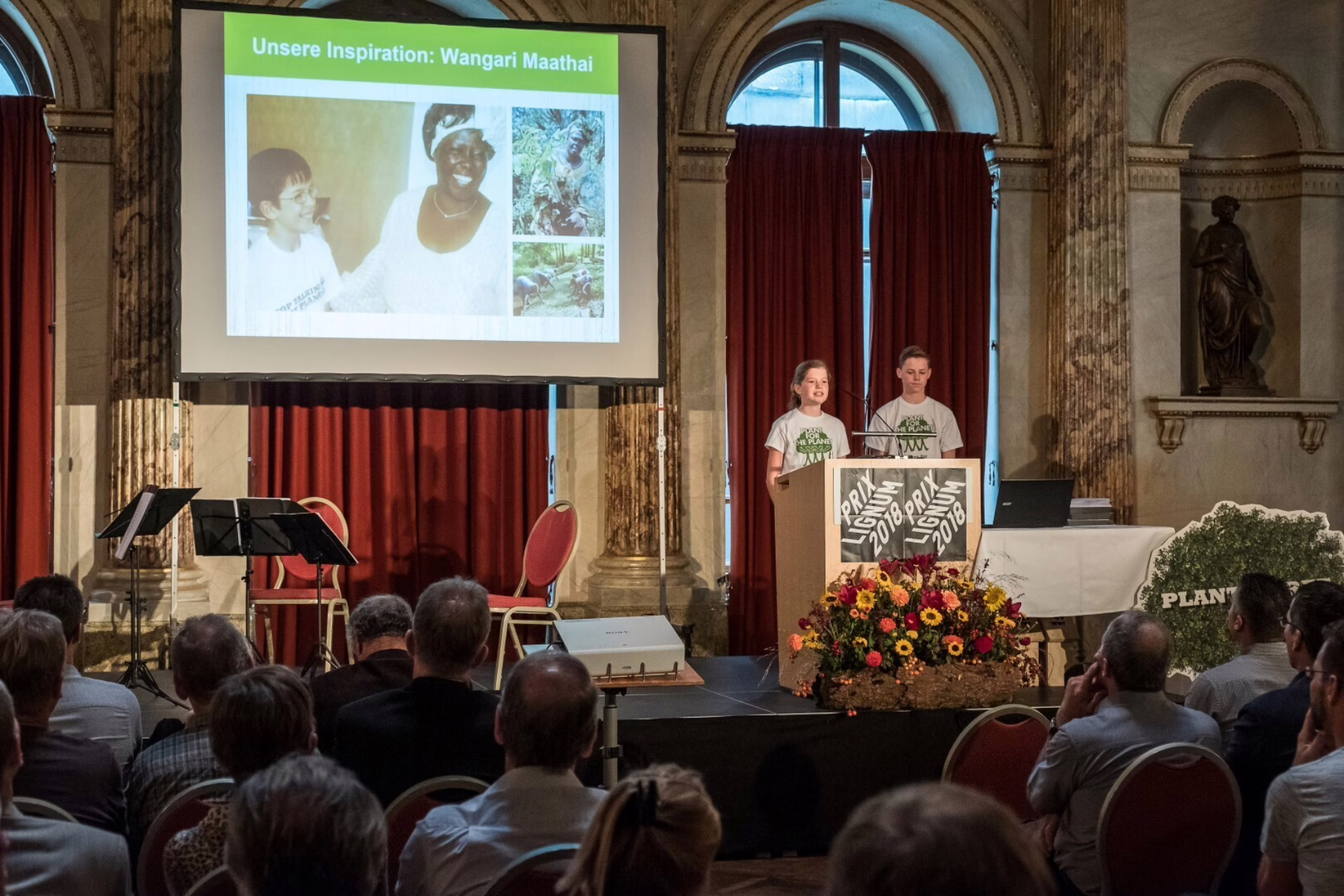 Johanna und Andreas engagieren sich fĂĽr die Plant-for-the-Planet Stiftung Schweiz.