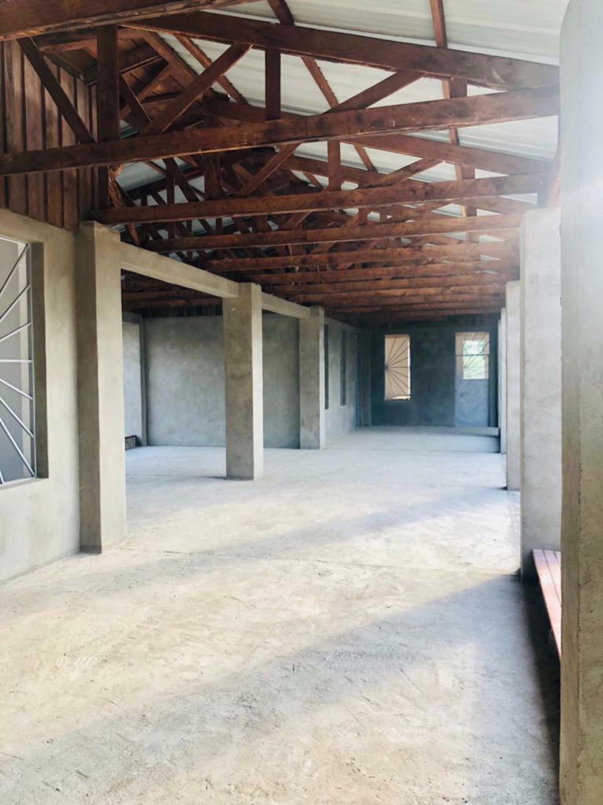 Das neue Schulhaus in Gbentu