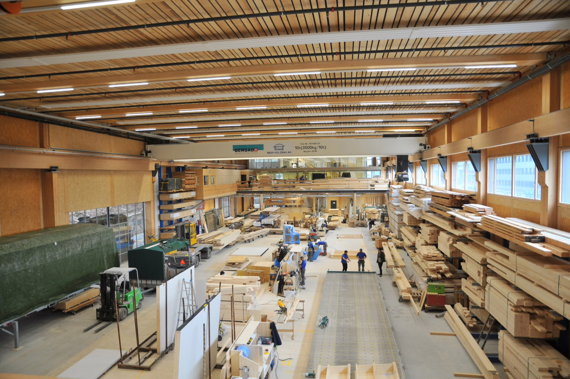 Produktionshalle Beer Holzbau AG in Ostermundigen