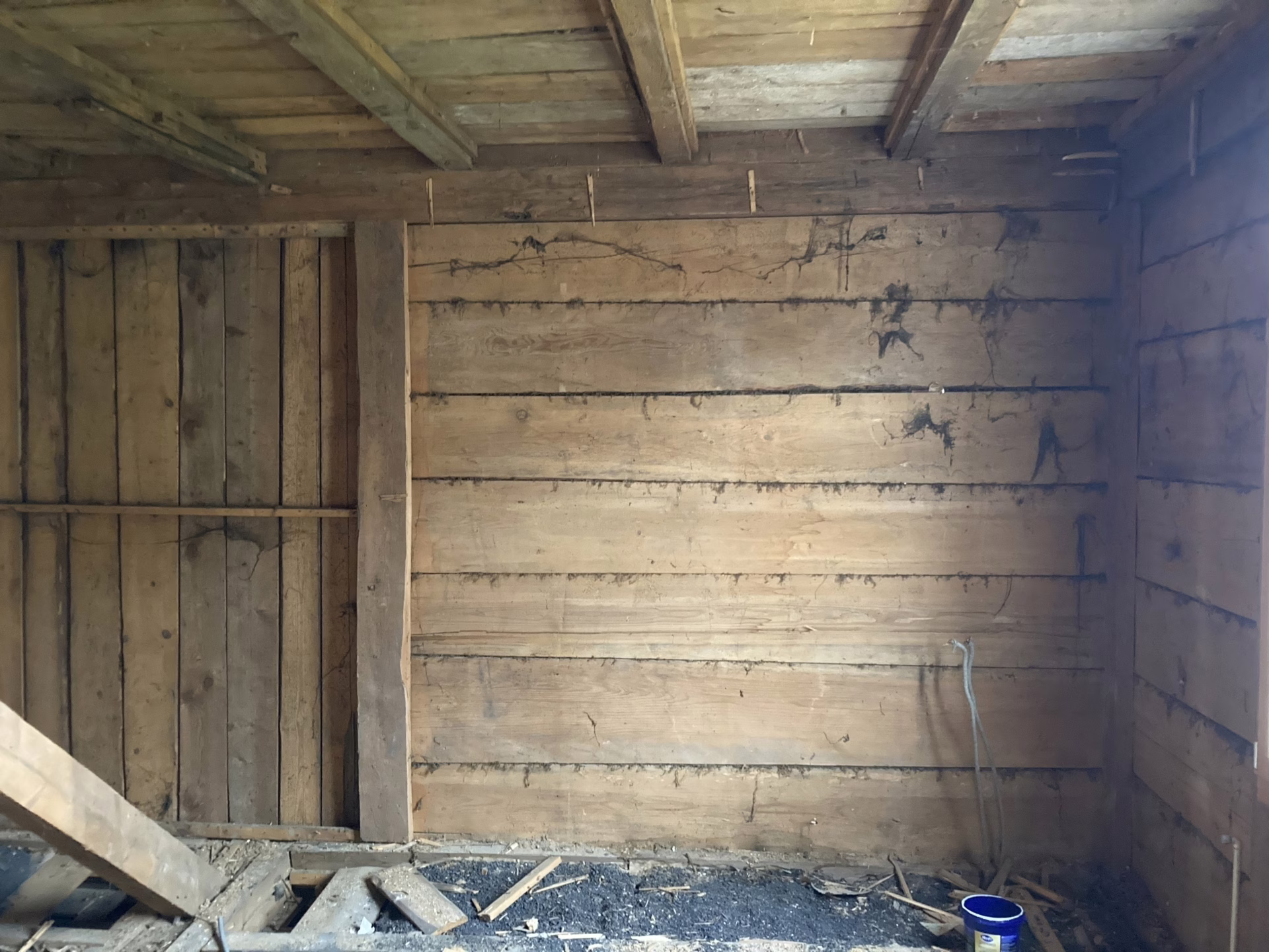 Ständer-Bohlenaussenwand