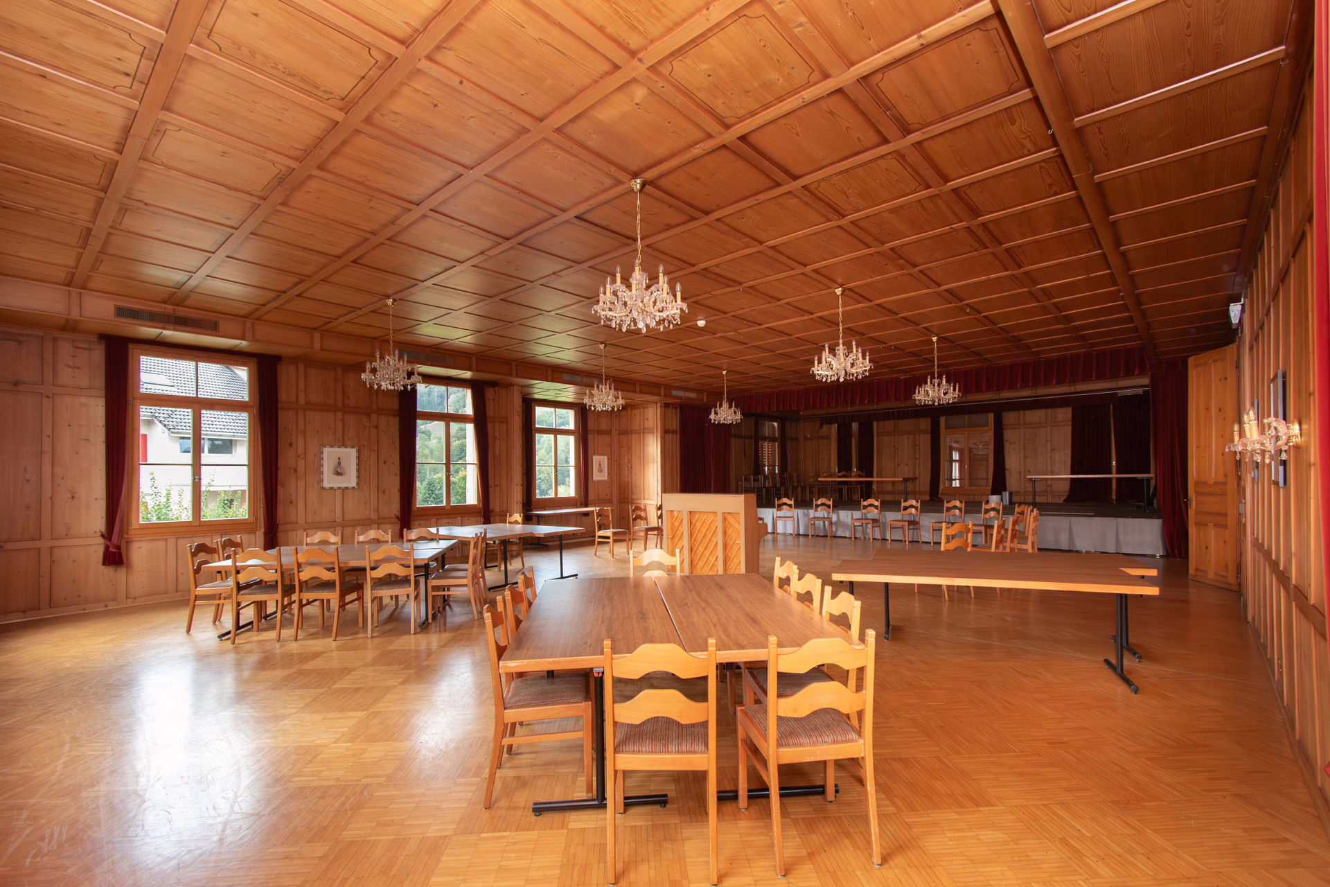 Festsaal im 2. OG. Fotografie: Michelle Felder Photography