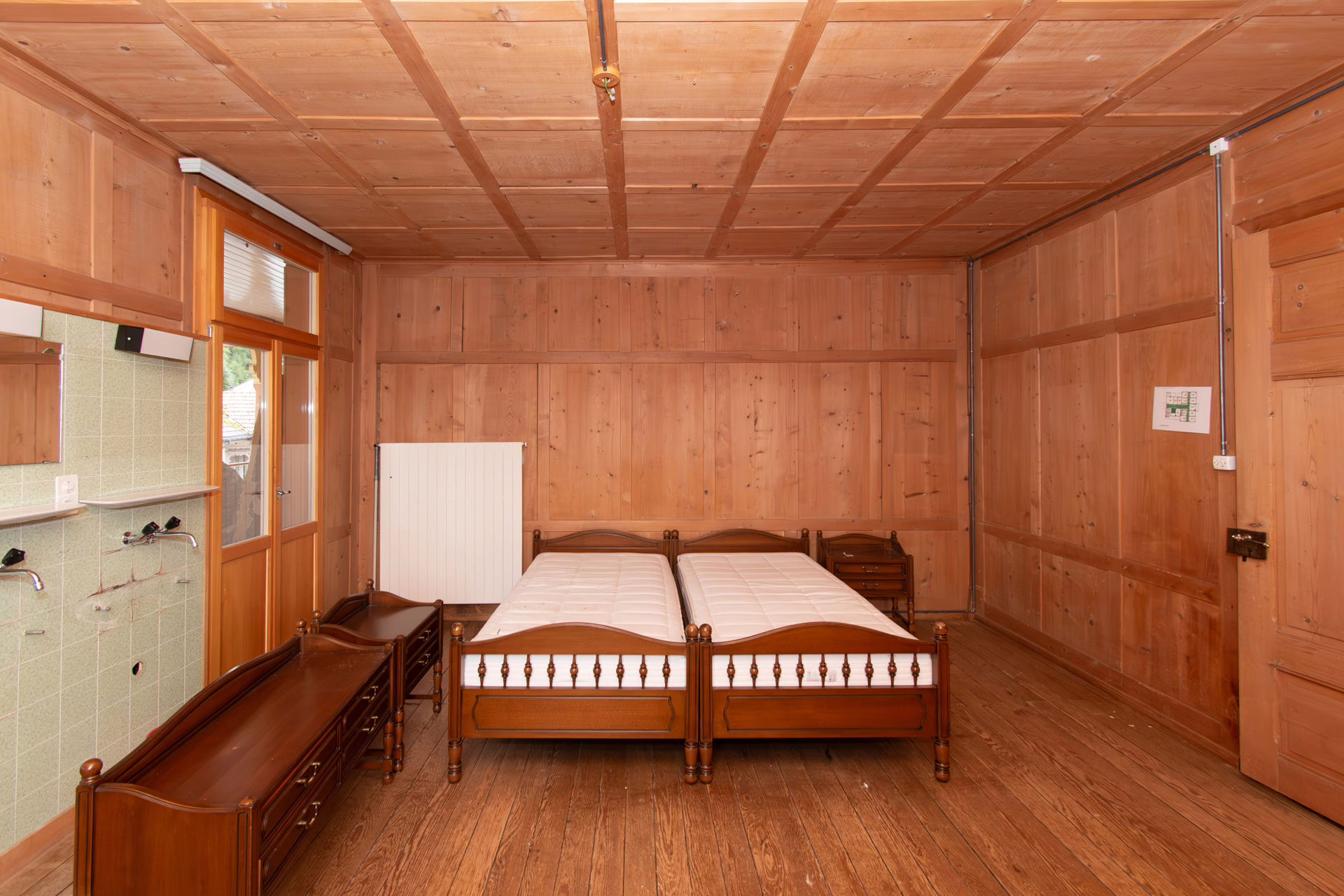 Gästezimmer im 3. OG. Fotografie: Michelle Felder Photography