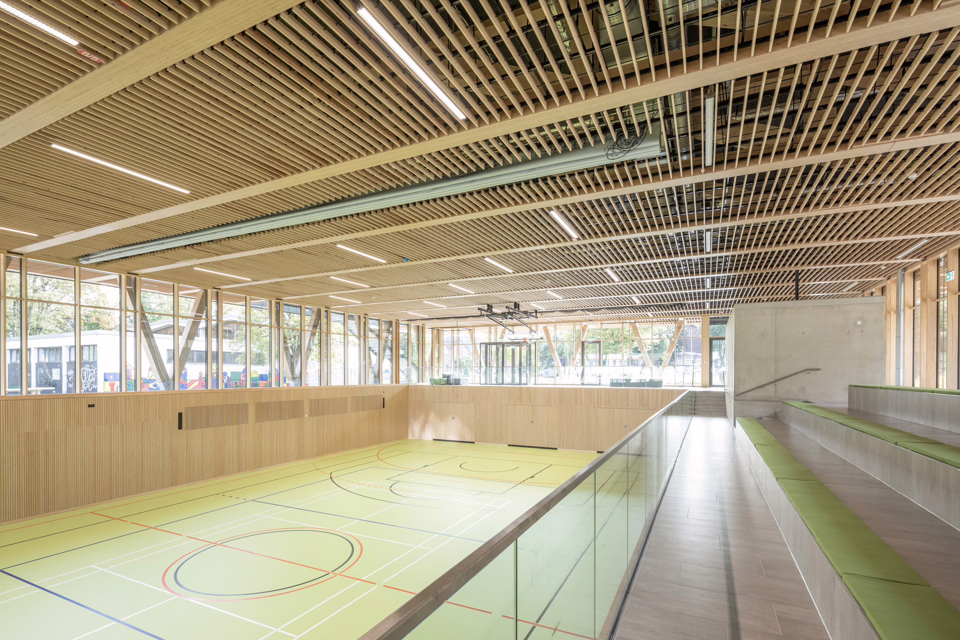 Kultur- und Sporthalle Alfter | Tragwerksplanung | Königs Architekten | Fotografie: Constantin Meyer