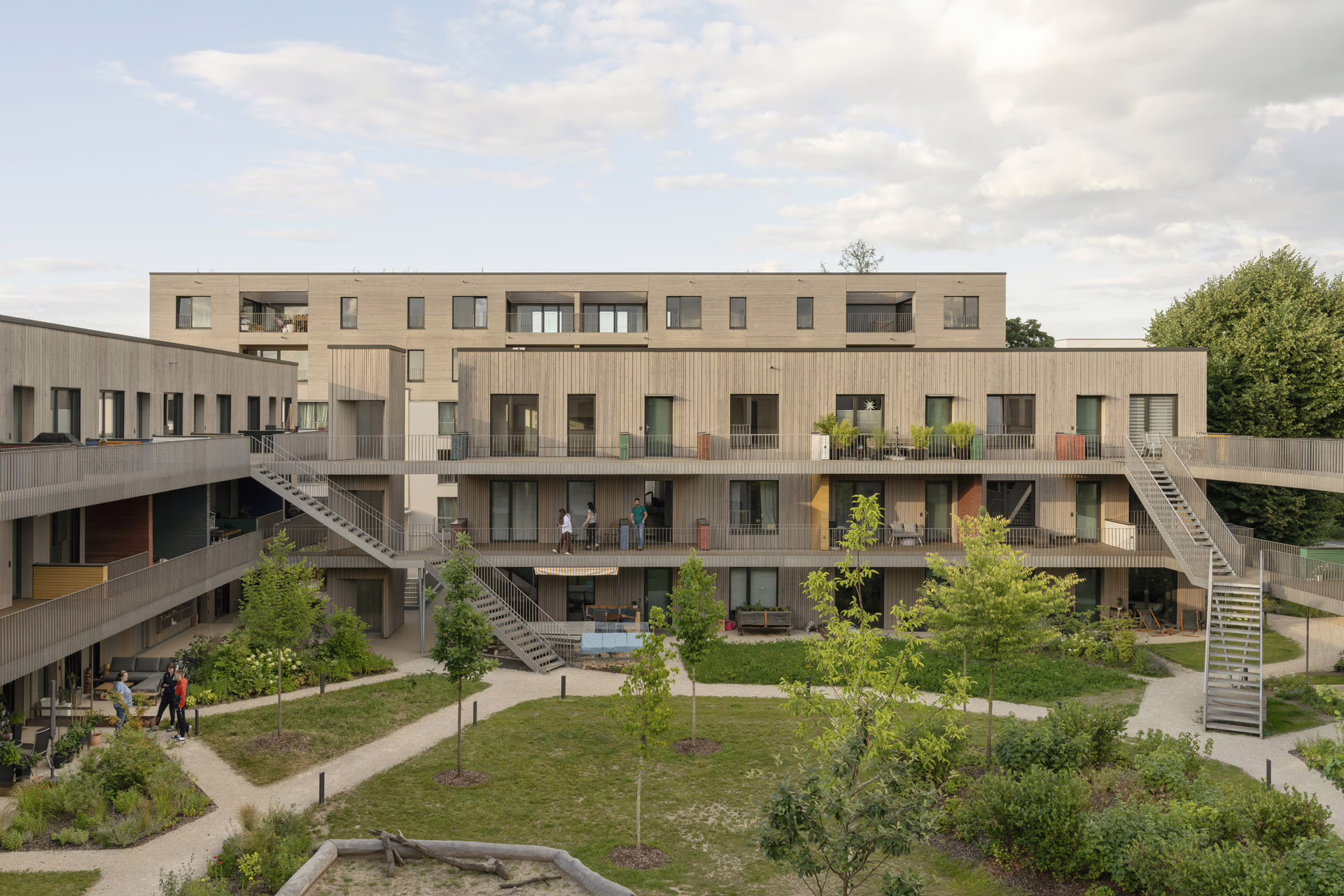Franklin Village, Mannheim | Tragwerksplanung, Bauphysik, Brandschutz | Sauerbruch Hutton | Fotografie: Jan Bitter