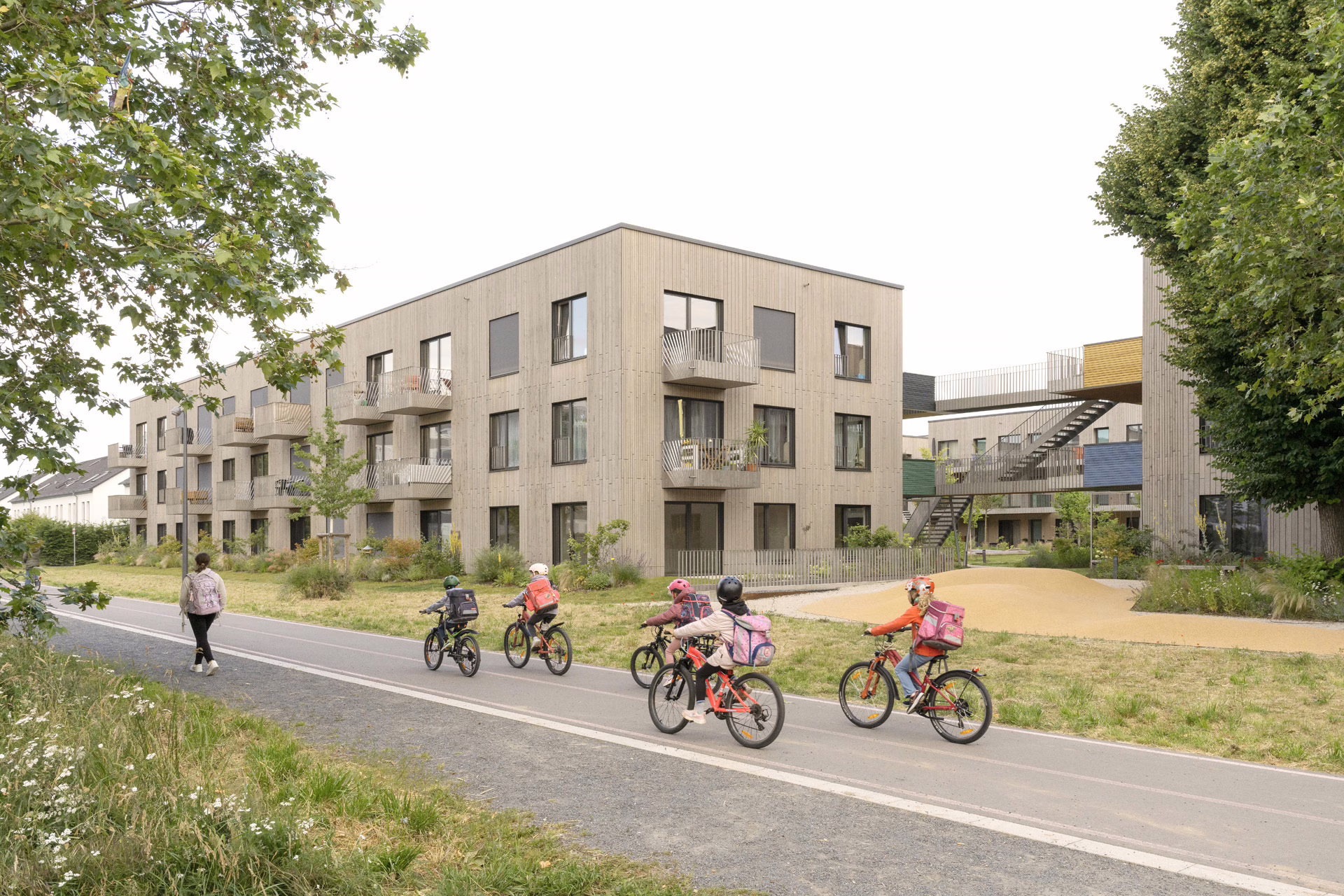 Franklin Village, Mannheim | Tragwerksplanung, Bauphysik, Brandschutz | Sauerbruch Hutton | Fotografie: Jan Bitter