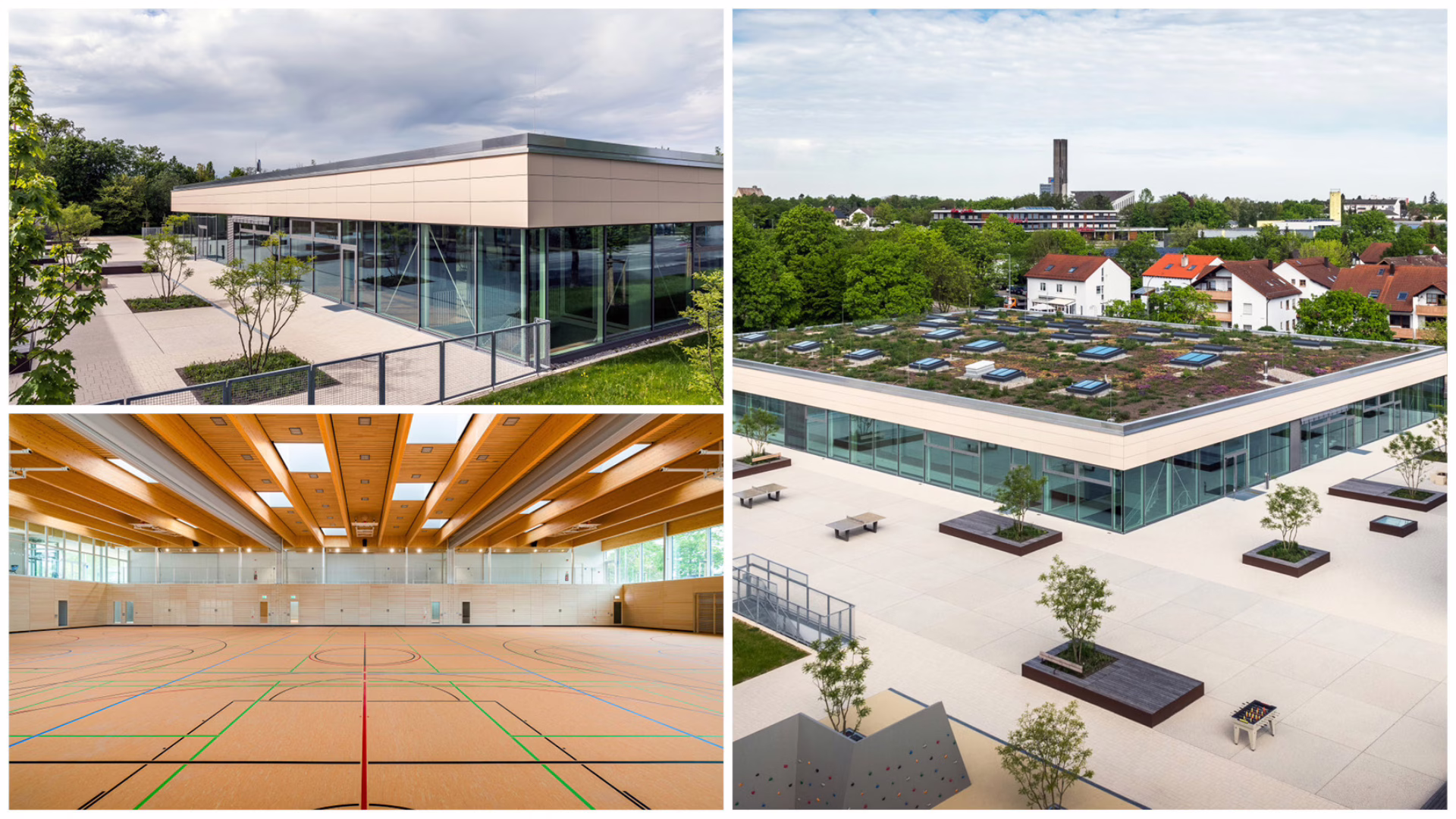Turnhalle Paul-Klee-Gymnasium, Gersthofen (Fotos: Lukas Pokorny)