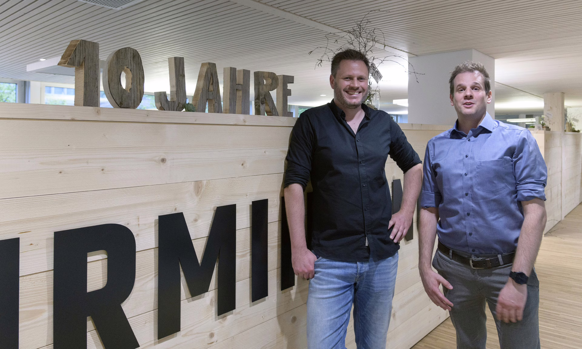 Marcel Zahnd und Michael Eichenberger, beide Mitglieder Führungsteam (v.l.).